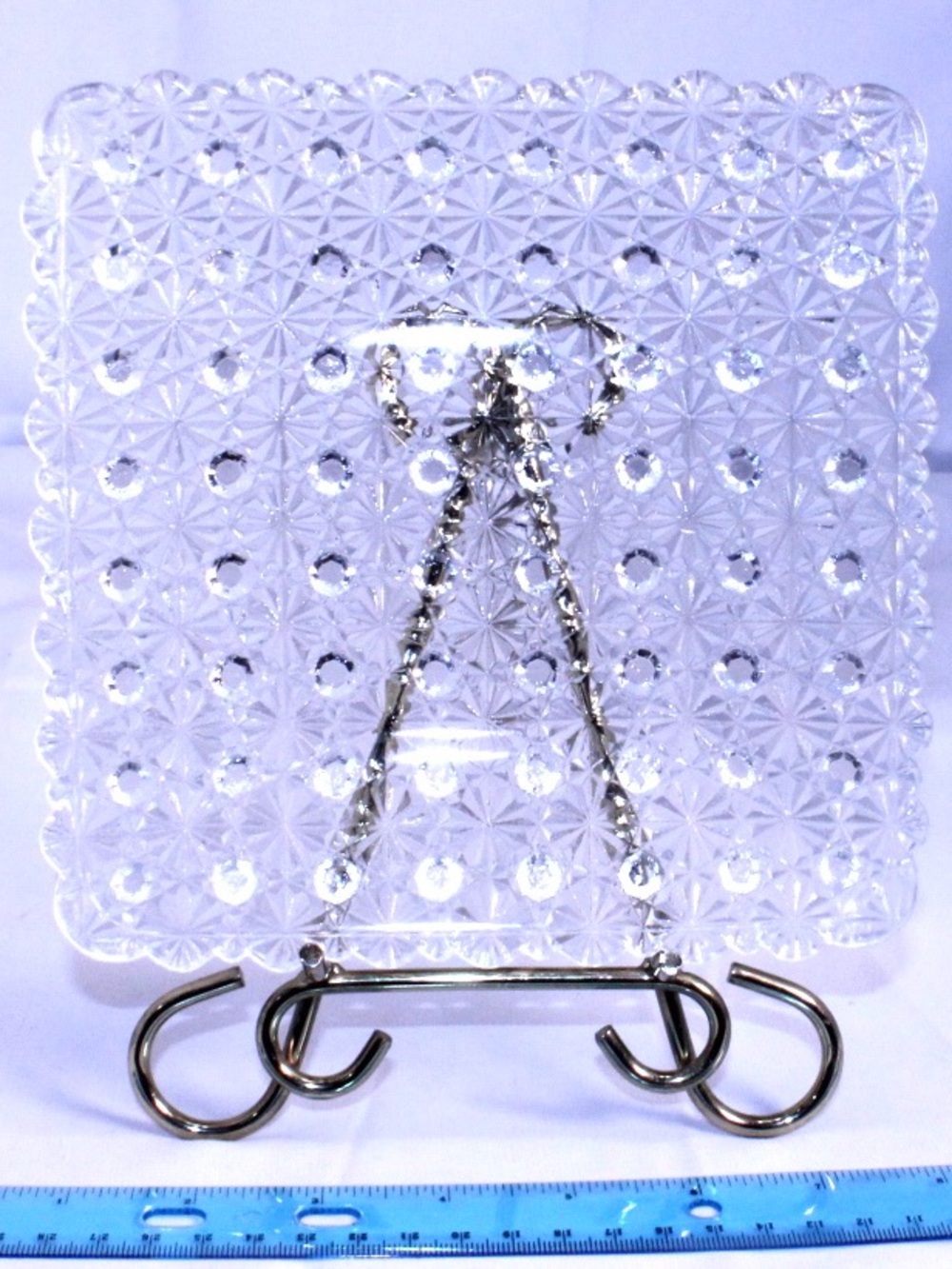 💚Clear Crystal-Style Daisy and Button Card & Key Holder